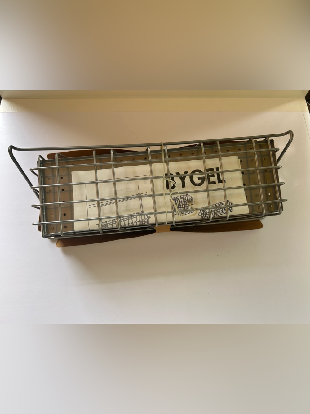 IKEA Bygel Wire Hanging Basket Tray NWT discontinued